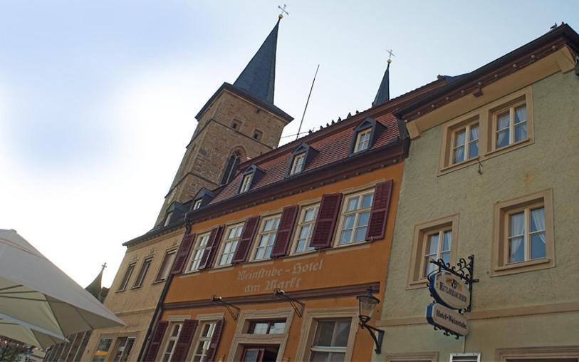 Hotel Weinstube Am Markt Gerolzhofen Exterior foto